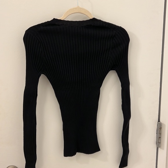 Anine Bing Cecily Top - Black - Picture 5 of 7